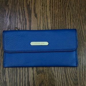 Micheal Kors blue leather wallet